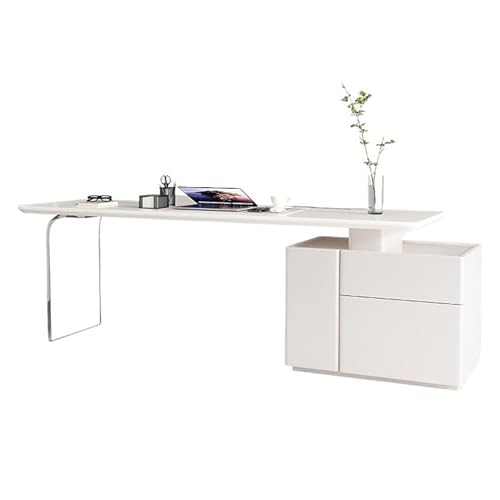 Studio-Schreibtisch und PC-Schreibtisch Kann für moderne Schreibtische, Heimstudio-Schreibtische, Computertische verwendet werden, einfache nordische Acryl-Büroschreibtische Schreibtisch von ADYHBFGT