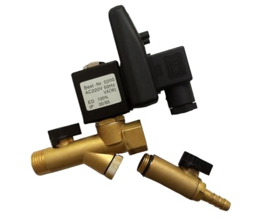 5 STÜCKE in Menge 1/2 '' Kompressor Auto Drain Digital Timer Ventil AC230V Modell EDV-15T mit Rohr und Fitting 5 STÜCKE in Menge 1/2 '' Kompressor Auto Drain Digital Timer Ventil AC230V Modell EDV-15T mit Rohr und Fitting von ADYWYJLZ