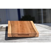 xxl Aus Einem Stück Schnittbrett Aus Elsbeere, Charcuterie Board, Einzigartiges Hackbrett von ADlasertech