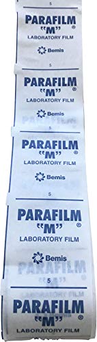 1, 2, 3 oder 5m Parafilm Verschlussband EXTRABREIT 100x5cm Meterware zum Verschließen Abkleben Isolieren Verschiedenster Flaschen oder Behälter (2 Meter) von AE-GLAS