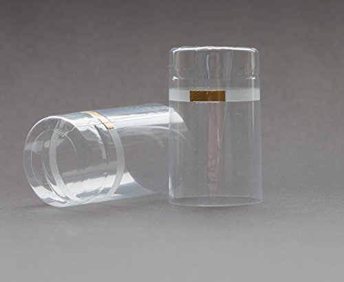 Schrumpfkapseln transparent mit Abrißband (⌀ = 32.5mm/Länge = 55mm) für Flaschen Korken (1, 75 Stück) von AE-GLAS
