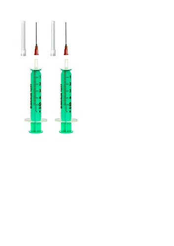 Set: 1, 2 oder 3 St. Spritze 5ml Liquidspritze Hobbyspritze mit stumpfer Nadel/Kanüle für E-Liquid Aroma Hobby und Heimwerk (Set 2x 5ml) von AE-GLAS