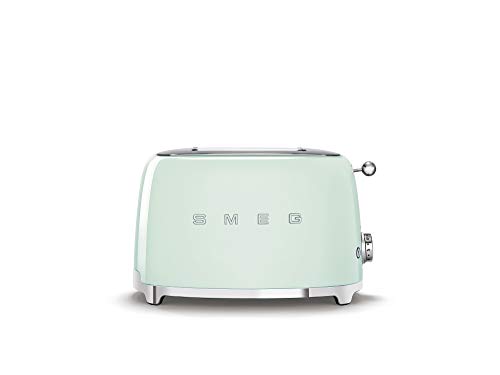 Smeg TSF01PGEU Toaster 2 Scheiben, pastellgrün von Smeg