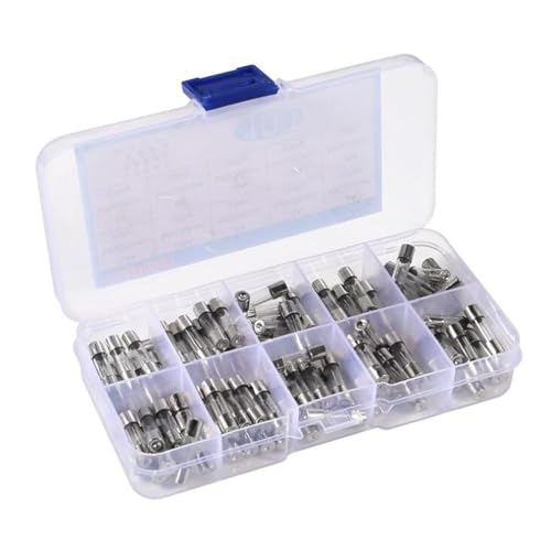 AEDIKO 100pcs Fast-Blow Glass Fuses Assortment Kit 10 Values 5x20mm 250V 0.2 0.5 1 2 3 5 8 10 15 20A amp Assortment Kit AEDIKO 100pcs Fast-Blow Glass Fuses Assortment Kit 10 Values 5x20mm 250V 0.2 0.5 1 2 3 5 8 10 15 20A amp Assortment Kit von AEDIKO