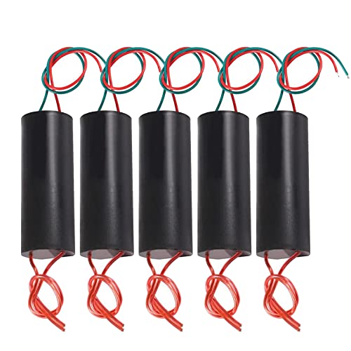 AEDIKO 5 Stück Hochspannungsgenerator DC 6-12 V bis 1000 kV Boost Step-Up Wechselrichter Lichtbogenimpulsgenerator Leistungsmodul Hochspannungstransformator von AEDIKO