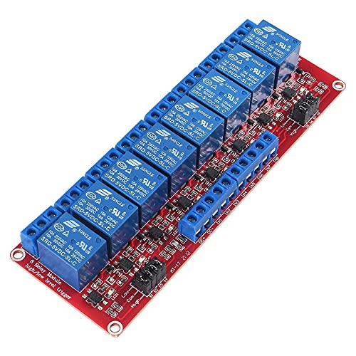 AEDIKO 8 Channel Relay Module DC 24V Relay Switch with Optocoupler Isolation High/Low Level Trigger AEDIKO 8 Channel Relay Module DC 24V Relay Switch with Optocoupler Isolation High/Low Level Trigger von AEDIKO