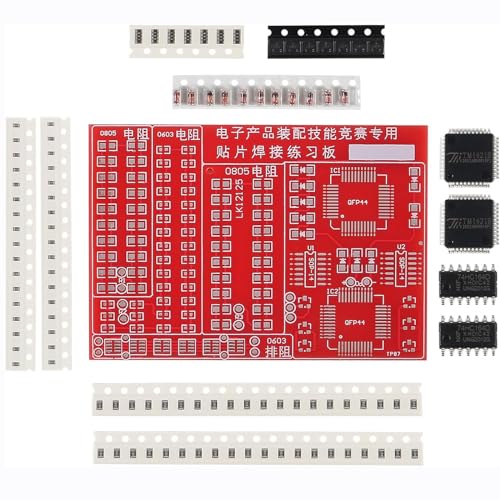 AEDIKO SMD SMT Components Practice Board Solder Skill Training Beginner DIY Kit for School Learning Project von AEDIKO