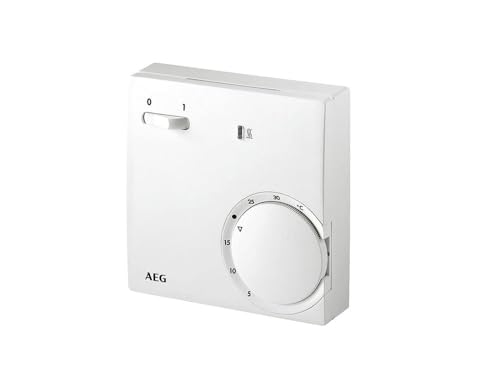 AEG Temperatur-Regler RT 601 SN, 2-Punkt, Temperatureinstellung 5-30 °C, Aufputz, Kontrolllampe, 223298 AEG Temperatur-Regler RT 601 SN, 2-Punkt, Temperatureinstellung 5-30 °C, Aufputz, Kontrolllampe, 223298 von AEG