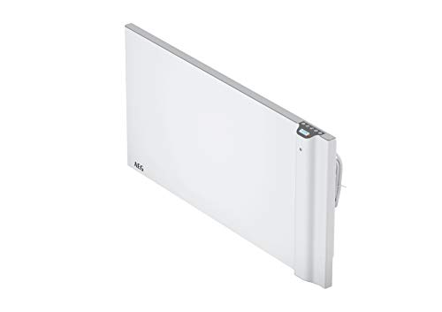 AEG Haustechnik Haustechnik Strahlungs- und Konvektor-Heizung DKE 100 für ca. 10 m², 1 kW, Energiespar-Sicherheitsfunktion, 234824, weiß (ral 9010) von AEG