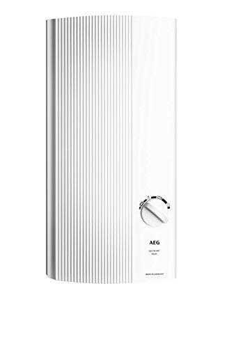 AEG elektronischer Durchlauferhitzer DDLE Basis 11 kW für die Küche, stufenlose Temperaturwahl durch 4 Anwendungssymbole, Festanschluss 400V, VDE geprüft, 229296 von AEG