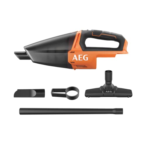 AEG 18 V Pro18V Akku-Handstaubsauger, BHSS18C-0, Luftstrom (L/Min.) 1274, Sauger, ohne Akku u. Ladegerät, Orange von AEG