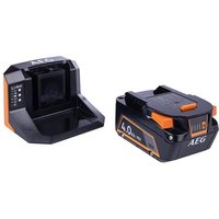 AEG - 18 v Pro18V Akku-Starterset SETL1840S 1x 4,0 Ah Akku + Ladegerät Akku für Powertools von AEG