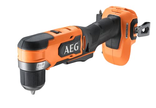 AEG 18 V Pro18V Brushless Winkelbohrschrauber Sub-Compact, BS18SRABL-0, Drehmoment 42 Nm, ohne Akku u. Ladegerät von AEG