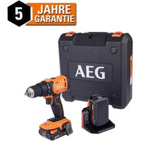 AEG 18V Akku-Bohrschrauber BS18G4-202C 60Nm Bohrschrauber Akkuschrauber 2x 2,0 Ah Akku im Koffer von AEG