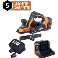 AEG 18V Akku-Hobel BHO18BL Set Brushless Elektrohobel Handhobel Hobelmaschine 1x Starter Set 4,0 Ah Akku + Ladegerät von AEG