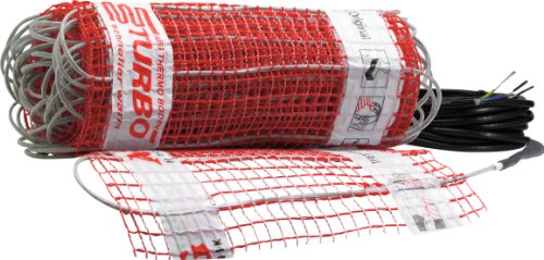 AEG 221448 TBS TC 30 200/2 T Einzelmatten Fußbodentemperiersystem Comfort Turbo, 2 m² Breite 30 cm, 200W/m² von AEG