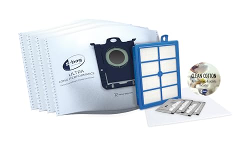 AEG TOTAL CARE KIT Staubsaugerbeutel + Filter (für AEG VX9 Bodenstaubsauger, 5 L Vvolumen, Lieferumfang: 4x GR201S Staubbeutel, 4x s-fresh Gratisduft, 1x Motorfilter, 1x Allergy Plus Filter) von AEG