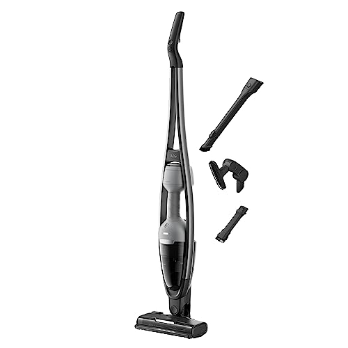 AEG CLEAN 6000 AS62CB25UG Akku Staubsauger kabellos / stielstaubsauger beutellos / leise / handstaubsauger akku / 55 min Laufzeit / Hartboden / 2in1 / Tierhaare / Hund / Katze / Teppich / Auto / grau von AEG