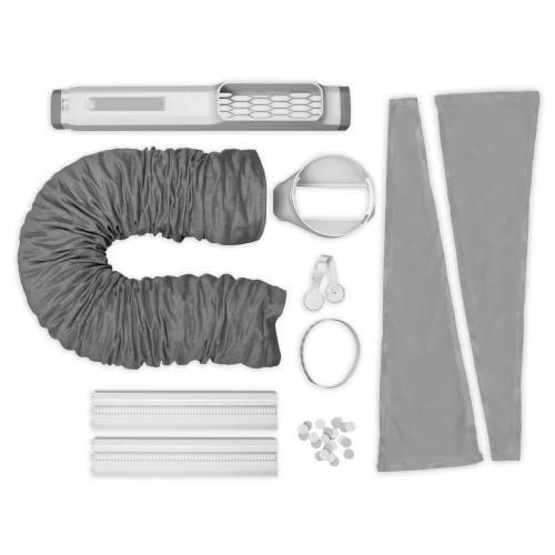 AEG AWK04 Premium Window Kit (Leicht zu installieren, Fensterabdichtungs-Set, ausziehbar, erweiterbar, Textildichtung, passend für alle portablen Klimageräte mit 15cm Schlauchdurchmesser von AEG