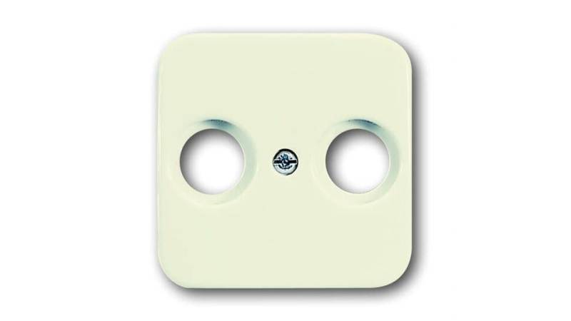 Busch-Jaeger Abdeckrahmen Busch-Jaeger Antennendosenabdeckung Duro 2000 SI, PVC von Busch-Jaeger