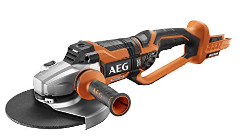 AEG BEWS18-230BL-0 Akku-Winkelschleifer, 18 V, mit 230 mm Scheibendurchmesser, mit Überlastschutz, ohne Akku-BEWS18-230BL-0 von AEG