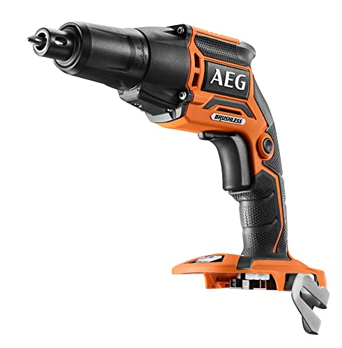 AEG 18 V PRO18V Brushless Akku-Trockenbauschrauber BTS18BL-0 (max. Drehmoment 5 Nm, 1/4 Zoll Hex-Aufnahme, Einzel- und Dauerbetrieb, Leerlaufdrehzahl 0-5.000 min-1, ohne Akku & Ladegerät im Karton) von AEG