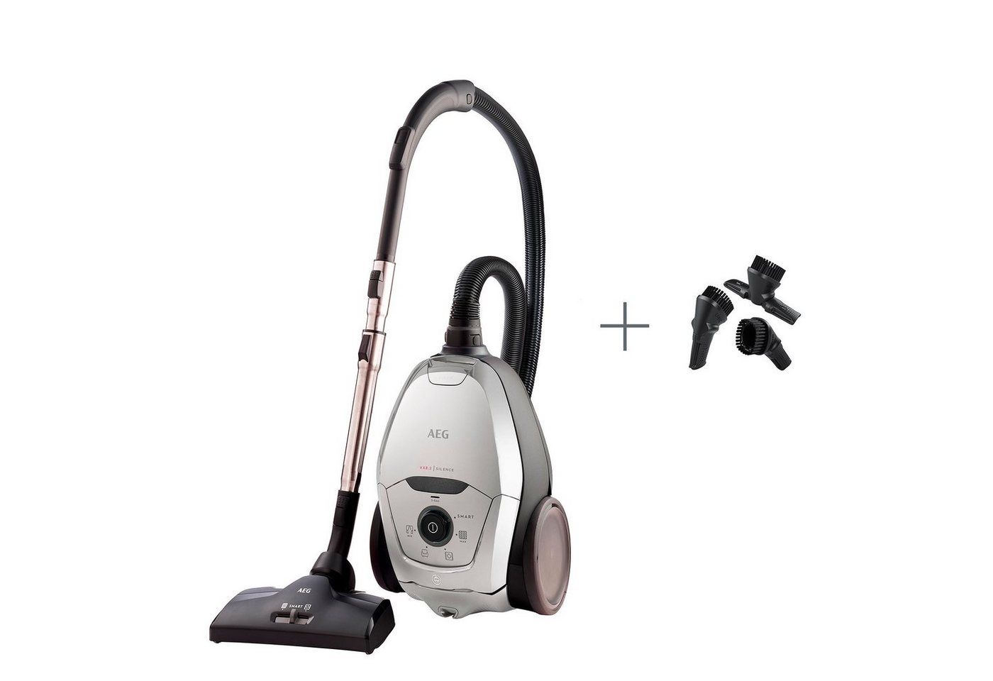 AEG Bodenstaubsauger VX82-1-2MG Silence, 600 W, Power Clean, Bodendüse AEG Bodenstaubsauger VX82-1-2MG Silence, 600 W, Power Clean, Bodendüse von AEG
