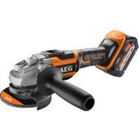 AEG Brushless Akku-Winkelschleifer BEWS18-125BLLI-502C 18V inkl. 2x 18V / 5,0 Ah PRO Akku, Ladegerät und Transportkoffer von AEG