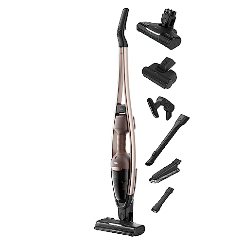 AEG CLEAN 6000 AS62A252XN Akku Staubsauger kabellos / stielstaubsauger beutellos / leise / handstaubsauger akku / 55 min Laufzeit / Hartboden / 2in1 / Tierhaare / Hund / Katze / Teppich / Auto / braun von AEG