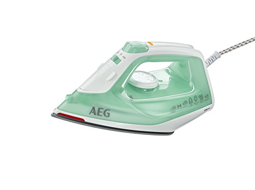 AEG DB 1720 Dampfbügeleisen, 2200 Watt, 90g Dampfstoß, 0-30g Dampf/Min., Restwärmeanzeige, Edelstahl Bügelsohle, Gleitfähigkeit, 250 ml Wassertank, 2 m Kabel, Anti-Kalk System, türkis-weiß AEG DB 1720 Dampfbügeleisen, 2200 Watt, 90g Dampfstoß, 0-30g Dampf/Min., Restwärmeanzeige, Edelstahl Bügelsohle, Gleitfähigkeit, 250 ml Wassertank, 2 m Kabel, Anti-Kalk System, türkis-weiß von AEG