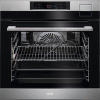 Dampfbackofen 9000 SteamPro / Dampfreinigung / Edelstahl mit Antifingerprint BSK792280M MaxiKlasse™ 70 Liter - AEG von AEG