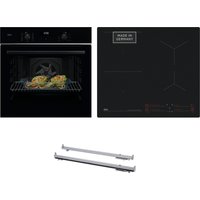 AEG Backofen-Set "HH24BSISML", mit 1-fach-Teleskopauszug, Aqua Clean, SaphirMatt-Induktionskochfeld-Kratzresistente Oberfläche, Pizzastufe AEG Backofen-Set "HH24BSISML", mit 1-fach-Teleskopauszug, Aqua Clean, SaphirMatt-Induktionskochfeld-Kratzresistente Oberfläche, Pizzastufe von AEG