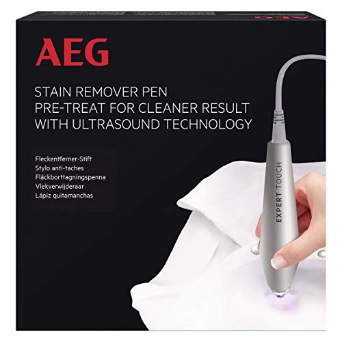 AEG Expert Touch Ultraschall-Fleckenentferner-Stift / Tragbares Ultraschallgerät zur Textil-Reinigung / Effektive Vorbehandlung beharrlicher Flecken von AEG