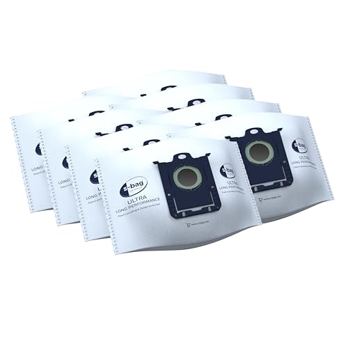 AEG GR210SM s-bag Ultra Long Performance Staubsaugerbeutel MegaPack (8 XXL Synthetik Staubbeutel, 1 Motorfilter, 1 Mikrofilter, optimale Filtration & Saugleistung, Hygieneverschluss, 5 Liter, weiß) AEG GR210SM s-bag Ultra Long Performance Staubsaugerbeutel MegaPack (8 XXL Synthetik Staubbeutel, 1 Motorfilter, 1 Mikrofilter, optimale Filtration & Saugleistung, Hygieneverschluss, 5 Liter, weiß) von AEG