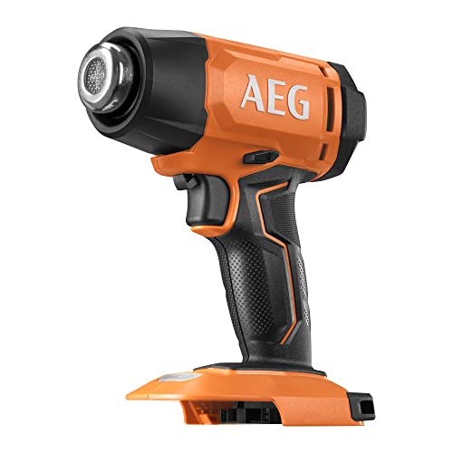 AEG PRO18V Akku-Heissluftgebläse BHG 18-0 (Max Temperatur von 482°, Luftstrom 169,9l/min, ohne Akku und Ladegerät) von AEG