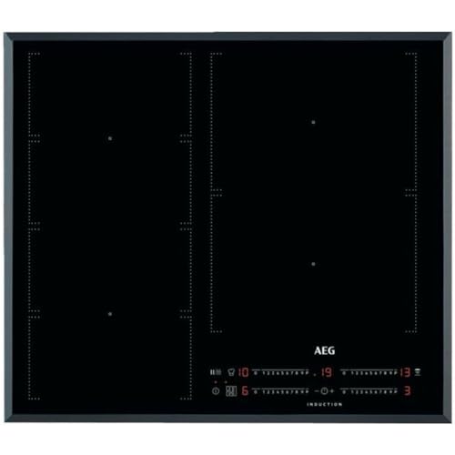 AEG IKE64476FB Induktionskochfeld, 4 Kochzonen, Serie 6000, Leistung 7350 W, FlexiBridge, PowerBoost, Touch-Steuerung, Timer, 60 cm von AEG