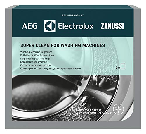 AEG M3GCP200 9029799310 Super Clean - Tiefenreiniger für Waschmaschinen. Enthält 2 Sachets. von AEG