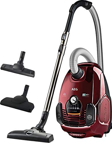 AEG VX7-2-CR-A 650 W Staubsauger (650 W, Zylinderstaubsauger, Trocken, Staubbeutel, 3,5 l, Allergy Plus) von AEG