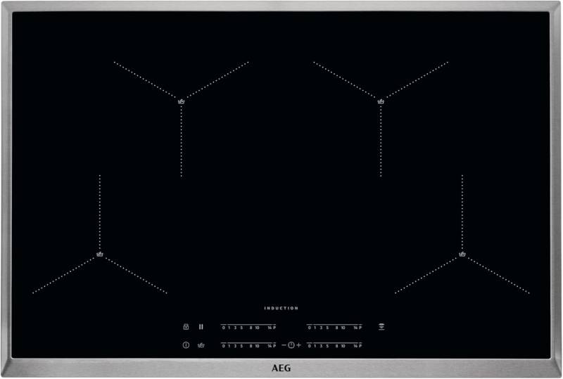 Aeg 7000 Sense Iae84411 Autarkes Induktionskochfeld 80cm Heizplatte 4 Kochzonen  B-Ware von AEG