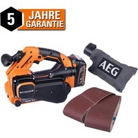 18V Akku-Bandschleifer BHBS18-75BL Brushless Schleifmaschine ohne Akku Variable Geschwindigkeit Staubabsaugung - AEG von AEG