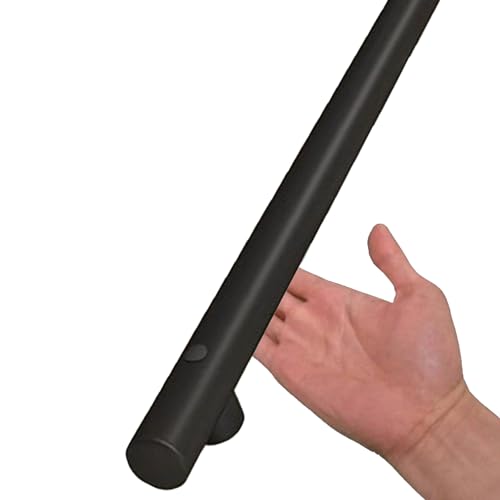AEGCAOJH 1FT-12FT Stahlhandlauf für Innentreppen - Wandhandläufe, Rohrhandläufe, Stützstange, Treppengeländer-Set | Sicherheitsgriff für Haltegriffe für Außenterrassen (Größe: 1ft/30cm) von AEGCAOJH