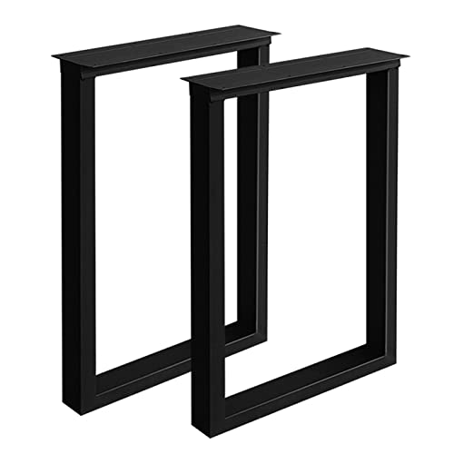 AEGCAOJH 2er-Set Tischbeine aus Metall im Industriedesign, Möbelbeine aus Schmiedeeisen, 24"/28"/39" hohe Esstischbeine, robuste Bankbeine, Schwarze, goldene Couchtischbeine, mit Schrauben von AEGCAOJH
