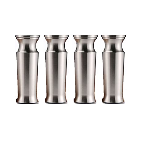 AEGCAOJH 4er-Set Möbelbeine aus Aluminiumlegierung, verstellbar, für Sofa, Bett, TV, Schreibtisch, DIY-Schubladen, Nachttische, Stützbeine, Silber, 212 cm/4,7 Zoll, höhenverstellbar, 0 10 m von AEGCAOJH