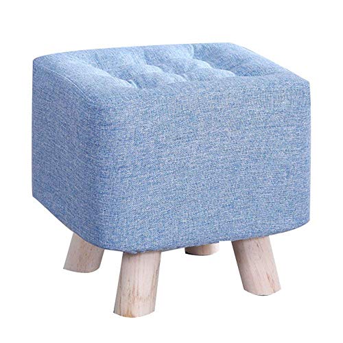 AEGCAOJH Gepolsterter weicher osmanischer Fußstützenhocker, quadratischer Fußstützenhocker mit Holzbeinen, Fußhocker für Wohnzimmer, Sofa, Couchtisch, Schlafzimmer, Schminktisch AEGCAOJH Gepolsterter weicher osmanischer Fußstützenhocker, quadratischer Fußstützenhocker mit Holzbeinen, Fußhocker für Wohnzimmer, Sofa, Couchtisch, Schlafzimmer, Schminktisch von AEGCAOJH