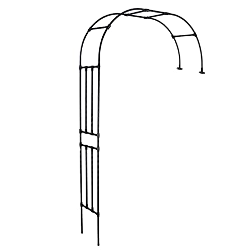 AEGCAOJH Halbbogen aus Metall, großes Gartenbogenspalier, Pergola-Gartenlaube für Kletterpflanzen, wetterfest, rostfrei, einfach zu montieren, für die Gartendekoration auf der Terrasse oder von AEGCAOJH