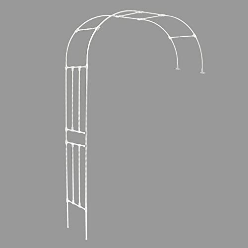 AEGCAOJH Halbbogen aus Metall, großes Gartenbogenspalier, Pergola-Gartenlaube für Kletterpflanzen, wetterfest, rostfrei, einfach zu montieren, für die Gartendekoration auf der Terrasse oder von AEGCAOJH