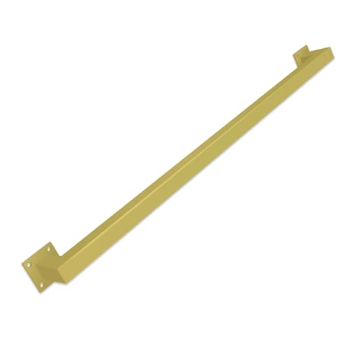 AEGCAOJH Handlauf für Treppengeländer, 30–600 cm, Metall, Schmiedeeisen, Wandstütze, Treppengeländer, Sicherheitshaltegriff für Innen- und Außenbereich, Dachbodenstufen, Treppen, einfach zu von AEGCAOJH
