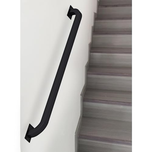 AEGCAOJH Industrielles Treppengeländer aus Metall für Innen- und Außentreppen, Wandmontage, Treppengeländer-Set mit schmiedeeisernen Halterungen, Sicherheitshandlauf-Stützstange (Größe: 3,3 AEGCAOJH Industrielles Treppengeländer aus Metall für Innen- und Außentreppen, Wandmontage, Treppengeländer-Set mit schmiedeeisernen Halterungen, Sicherheitshandlauf-Stützstange (Größe: 3,3 von AEGCAOJH