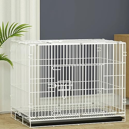 AEGCAOJH Katzengehege, Katzenzaun für den Innenbereich mit Tablett, leicht zu reinigen, Dicke Drahtlückenverschlüsselung, geräumiger Platz, Käfig für Meerschweinchen und Frettchen, Katzenba von AEGCAOJH