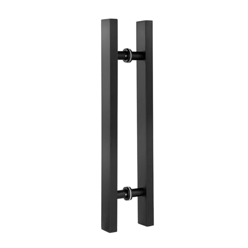 AEGCAOJH Modernes rechteckiges Glastürgriff-Set, 47 1/4 Zoll Stangengriff für Scheunentor/Küche/Innen-/Außentür/Dusche, Elegantes Hardware-Design von AEGCAOJH
